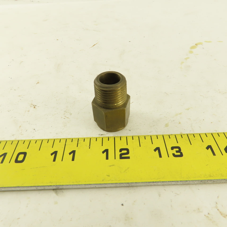 3/8" NPT Male Brass Liquid Level Sight Glass Gage Low Pressure
