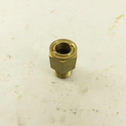 3/8" NPT Male Brass Liquid Level Sight Glass Gage Low Pressure