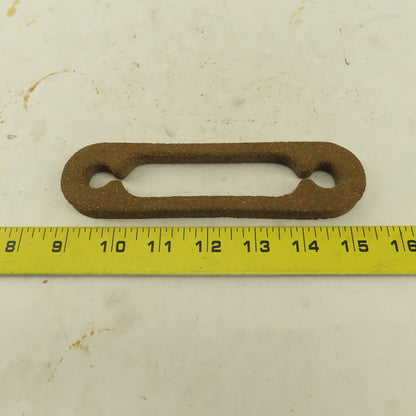 Liquid Level Sight Gauge Gasket 6-5/8"L x 1-11/16"W 5" Port Centers