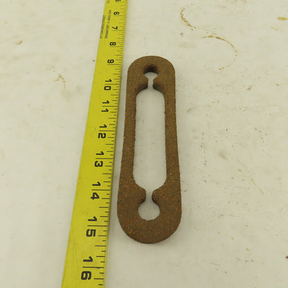 Liquid Level Sight Gauge Gasket 6-5/8"L x 1-11/16"W 5" Port Centers