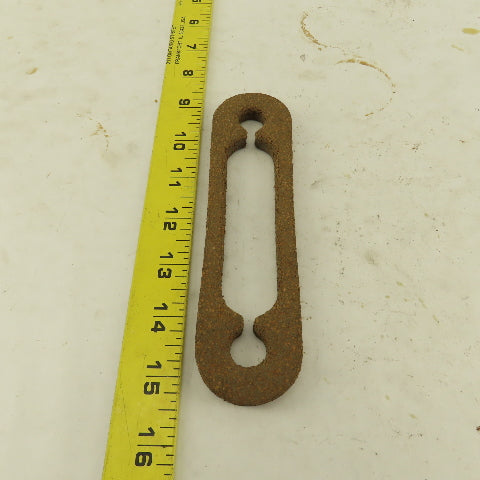 Liquid Level Sight Gauge Gasket 6-5/8"L x 1-11/16"W 5" Port Centers