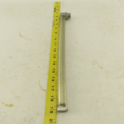 Oil-Rite 3/4" Square Liquid Level Indicator Gauge 13" View 1/2" Short Elbow