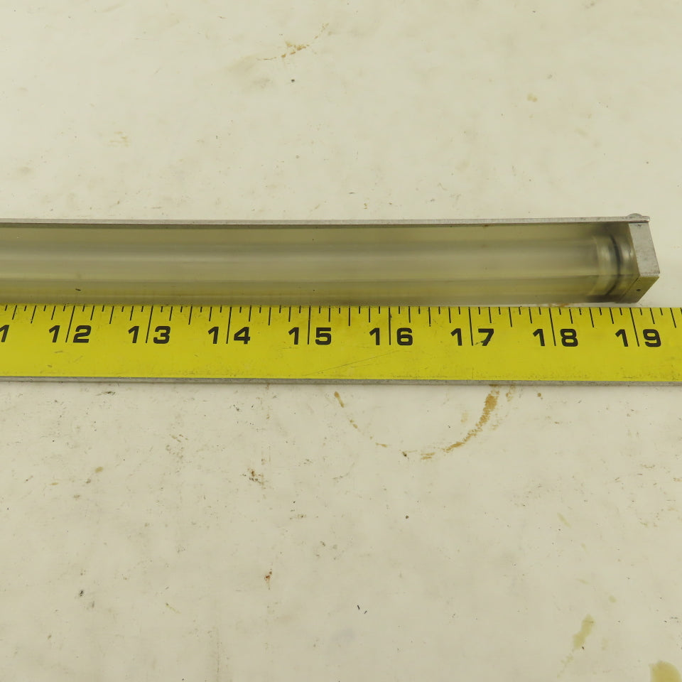 Oil-Rite 3/4" Square Liquid Level Indicator Gauge 13" View 1/2" Short Elbow
