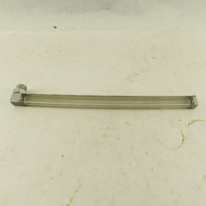 Oil-Rite 3/4" Square Liquid Level Indicator Gauge 13" View 1/2" Short Elbow