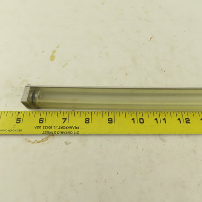Oil-Rite 3/4" Square Liquid Level Indicator Gauge 13" View 1/2"NPT Long Elbow