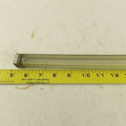 Oil-Rite 3/4" Square Liquid Level Indicator Gauge 13" View 1/2"NPT Long Elbow