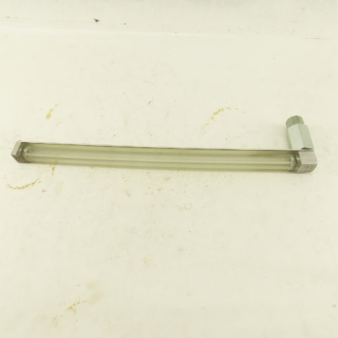 Oil-Rite 3/4" Square Liquid Level Indicator Gauge 13" View 1/2"NPT Long Elbow