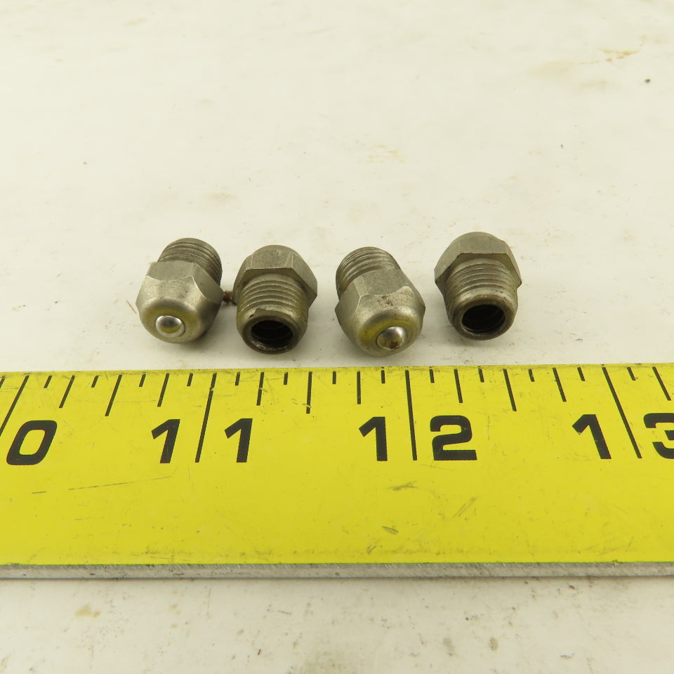 M10 x 1.0 Metric Thread Ball Valve Oiler Oil Hole Cover Lot Of 4