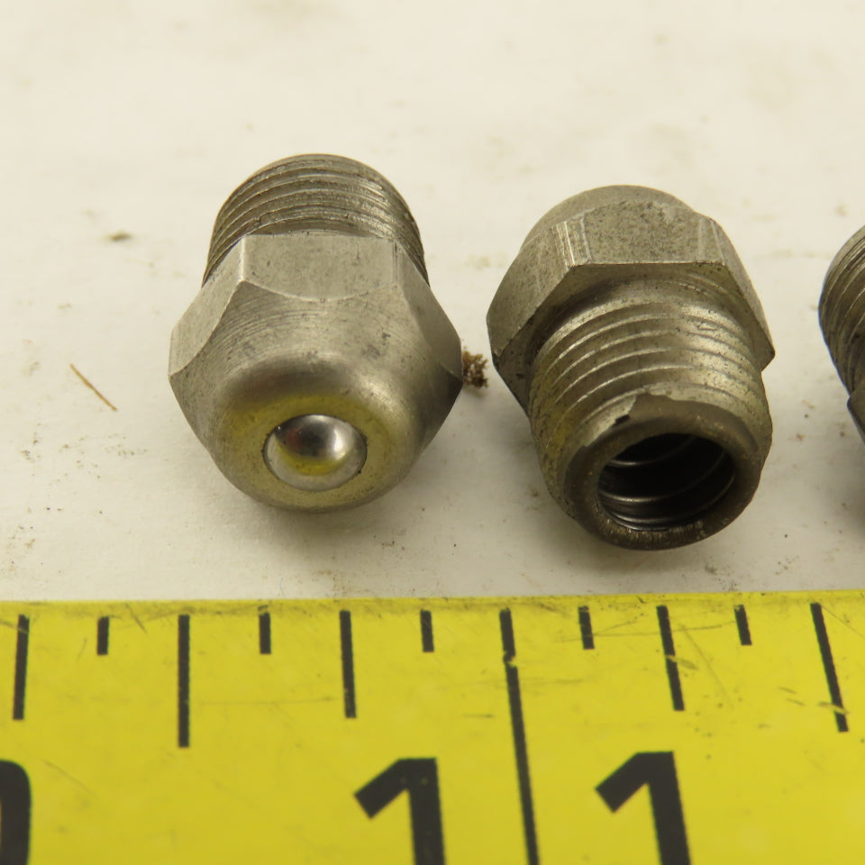 M10 x 1.0 Metric Thread Ball Valve Oiler Oil Hole Cover Lot Of 4