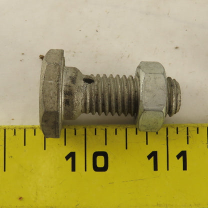 1/2-13 Thread Low Profile Hex Head Banjo Bolt 15/16" Head 1-5/8" OAL Lot Of 2