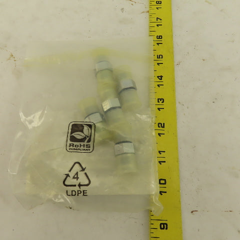 Parker 6 F50X-S 5/16" OD Tube x 9/16"-18 JIC 37° O-Ring Seat Straight Lot Of 5