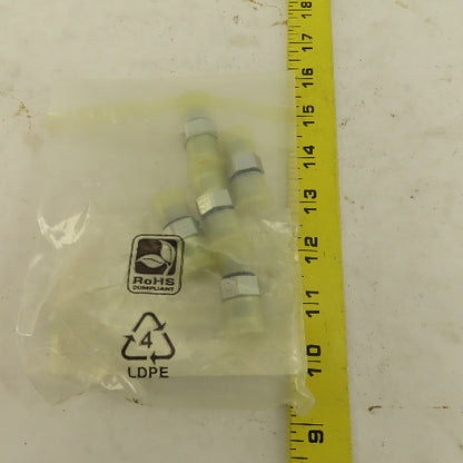 Parker 6 F50X-S 5/16" OD Tube x 9/16"-18 JIC 37° O-Ring Seat Straight Lot Of 5