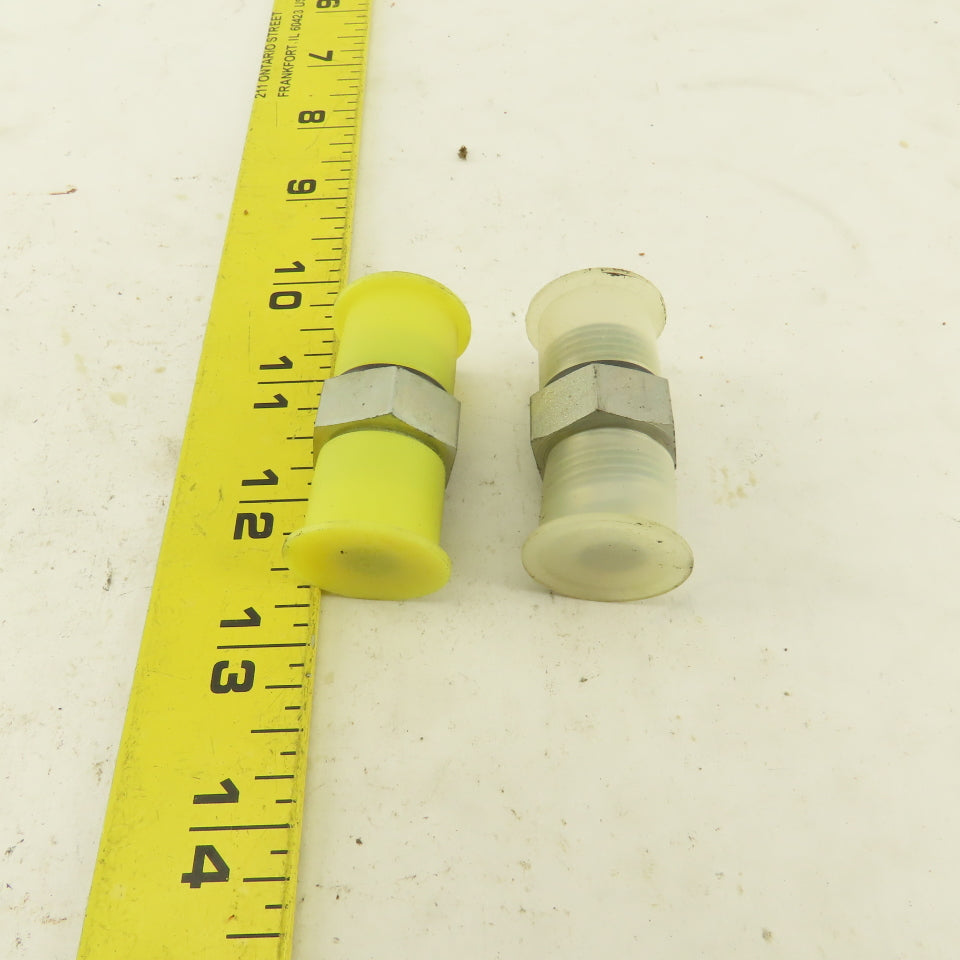 3/8" Hose 3/4-16 (-8) JIC Flare 37-? X 3/8 NPT O-Ring Straight Fitting Lot Of 2