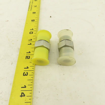 3/8" Hose 3/4-16 (-8) JIC Flare 37-? X 3/8 NPT O-Ring Straight Fitting Lot Of 2
