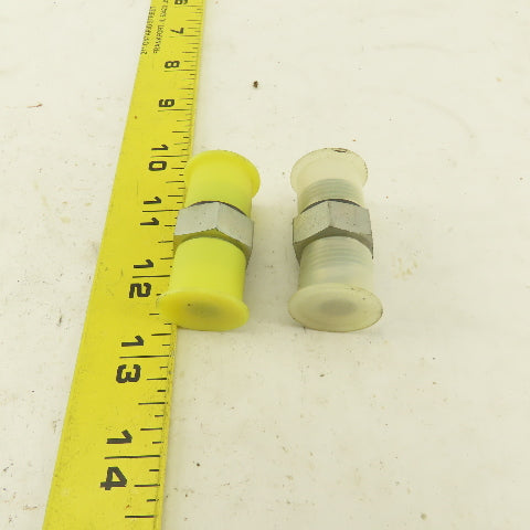 3/8" Hose 3/4-16 (-8) JIC Flare 37-? X 3/8 NPT O-Ring Straight Fitting Lot Of 2