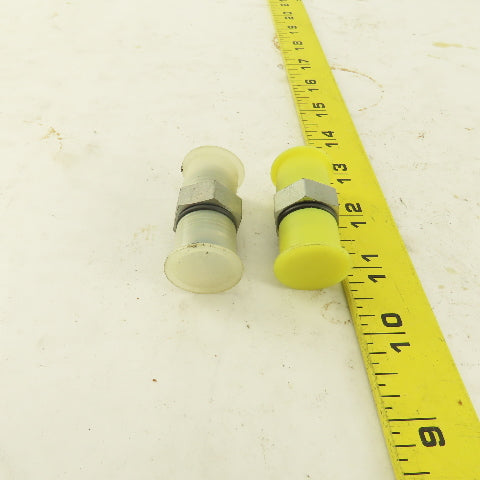 3/8" Hose 3/4-16 (-8) JIC Flare 37-? X 3/8 NPT O-Ring Straight Fitting Lot Of 2