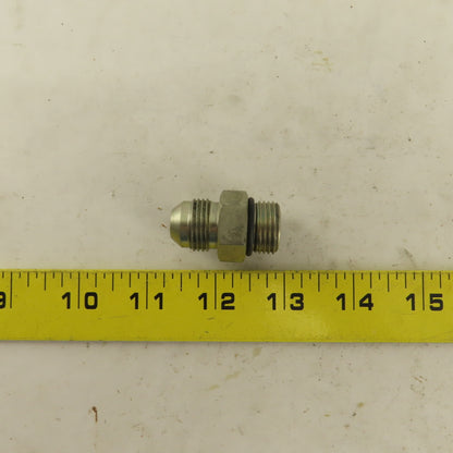 Parker 8F50XS 3/8" OD Tube X 3/4-16 (-8) JIC Flare 3/4-16 Male O-Ring Lot Of 6