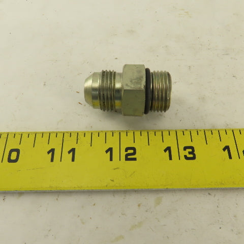 Parker 8F50XS 3/8" OD Tube X 3/4-16 (-8) JIC Flare 3/4-16 Male O-Ring Lot Of 6