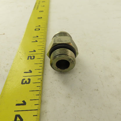 Parker 8F50XS 3/8" OD Tube X 3/4-16 (-8) JIC Flare 3/4-16 Male O-Ring Lot Of 6