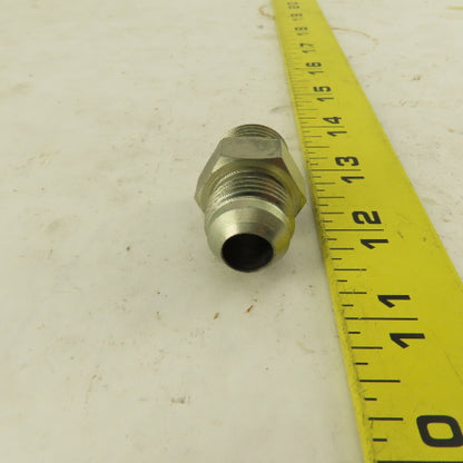 Parker 8F50XS 3/8" OD Tube X 3/4-16 (-8) JIC Flare 3/4-16 Male O-Ring Lot Of 6