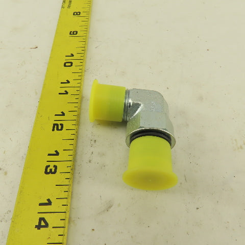 Parker 8C50X-S 3/8" OD Tube 3/4-16 JIC x 3/4-16 Male O-Ring Boss 90° Elbow