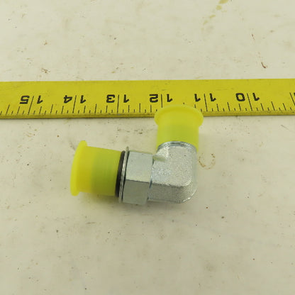 Parker 8C50X-S 3/8" OD Tube 3/4-16 JIC x 3/4-16 Male O-Ring Boss 90° Elbow