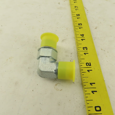 Parker 8C50X-S 3/8" OD Tube 3/4-16 JIC x 3/4-16 Male O-Ring Boss 90° Elbow