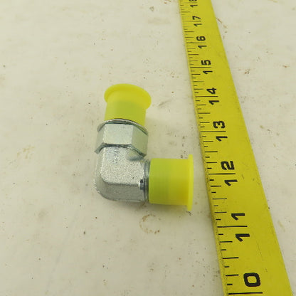Parker 8C50X-S 3/8" OD Tube 3/4-16 JIC x 3/4-16 Male O-Ring Boss 90° Elbow