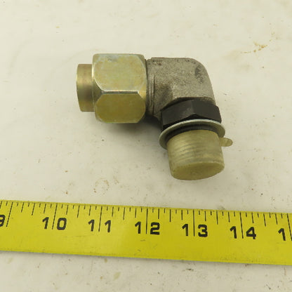 Parker 3/4" Tube OD  1-5/16-12 JIC Flare X 1-1/16-12 ORB 90° Elbow
