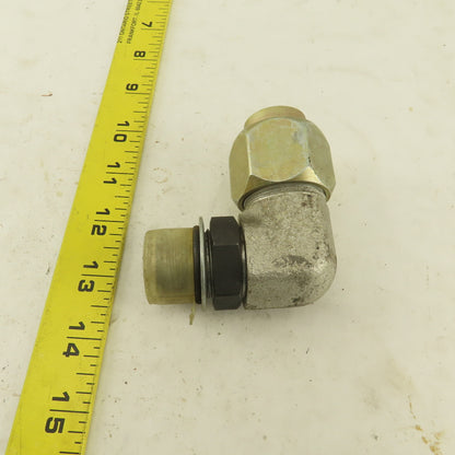 Parker 3/4" Tube OD  1-5/16-12 JIC Flare X 1-1/16-12 ORB 90° Elbow