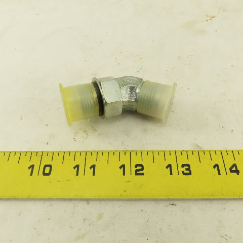Parker 3/8" OD Tube 3/4-16 (-8) X 3/4-16 ORB 45° Elbow