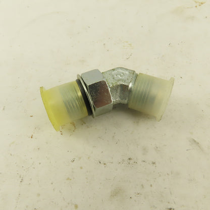 Parker 3/8" OD Tube 3/4-16 (-8) X 3/4-16 ORB 45° Elbow