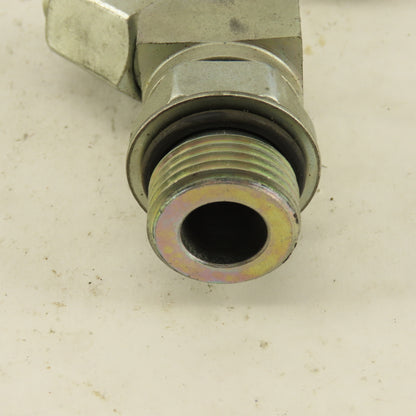 3/8" Tube 3/4-16 (-8) Male Flare X 7/8-14 ORB 45° Elbow Lot Of 2