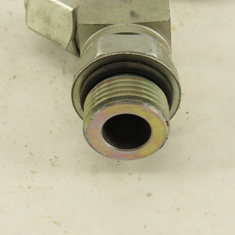3/8" Tube 3/4-16 (-8) Male Flare X 7/8-14 ORB 45° Elbow Lot Of 2