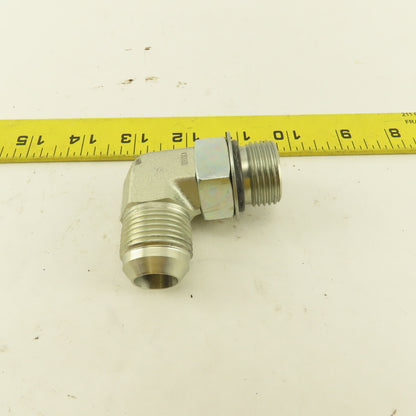 Parker 5/8" OD Tube 1-1/16-12 (-12) JIC Flare X 1-1/16-12 ORB 90° Elbow