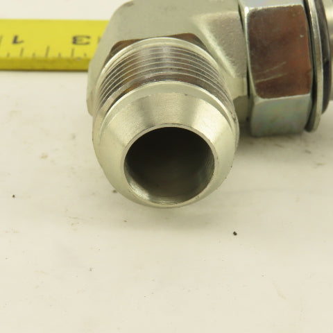 Parker 5/8" OD Tube 1-1/16-12 (-12) JIC Flare X 1-1/16-12 ORB 90° Elbow