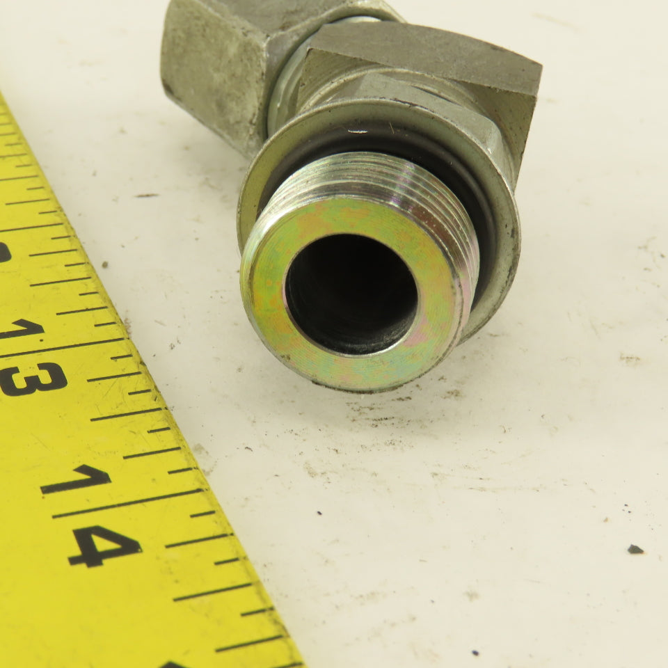 1/2" OD Tube 7/8-14 JIC Flare X 7/8-14 ORB 45° Elbow