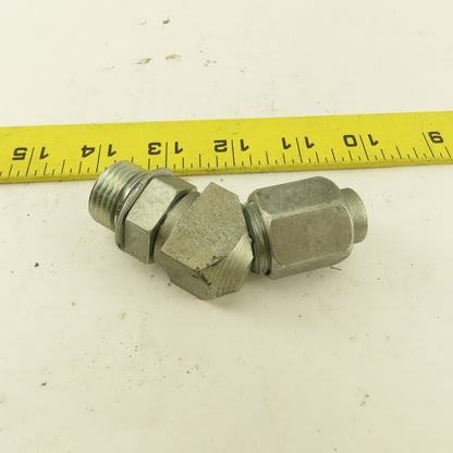 1/2" OD Tube 7/8-14 JIC Flare X 7/8-14 ORB 45° Elbow
