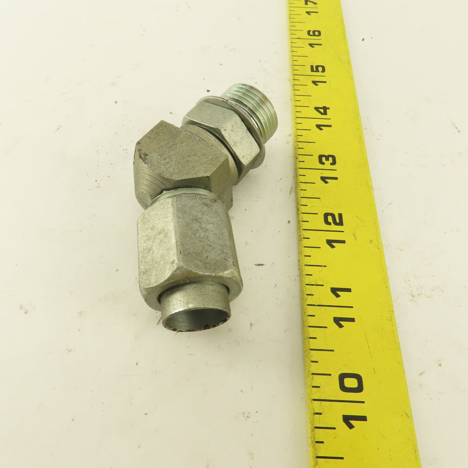 1/2" OD Tube 7/8-14 JIC Flare X 7/8-14 ORB 45° Elbow