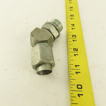 1/2" OD Tube 7/8-14 JIC Flare X 7/8-14 ORB 45° Elbow