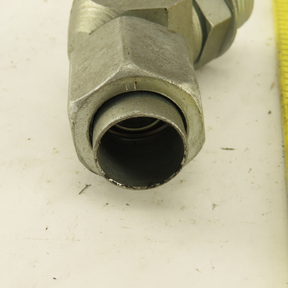 1/2" OD Tube 7/8-14 JIC Flare X 7/8-14 ORB 45° Elbow