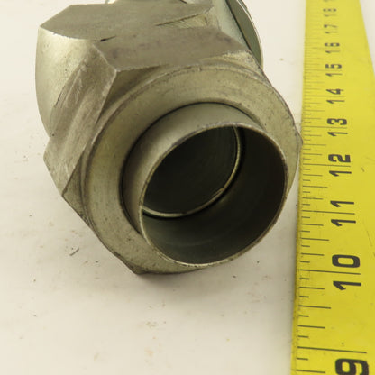 1-1/4" OD Tube 1-5/8-12 JIC X 1-5/8-12 ORB 45° Elbow