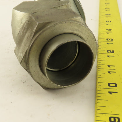 1-1/4" OD Tube 1-5/8-12 JIC X 1-5/8-12 ORB 45° Elbow
