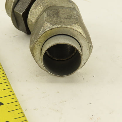 3/4" OD Tube 1-3/16-12 JIC X 1-3/16-12 ORB 45° Elbow