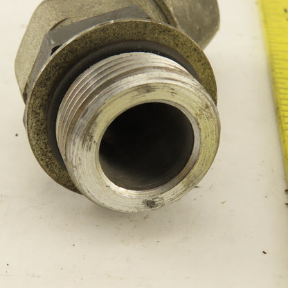 3/4" OD Tube 1-3/16-12 JIC X 1-3/16-12 ORB 45° Elbow