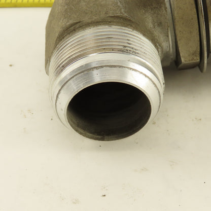 1-1/2 OD Tube 1-7/8-12 JIC Flare X 1-7/8-12 ORB Male 90° Elbow