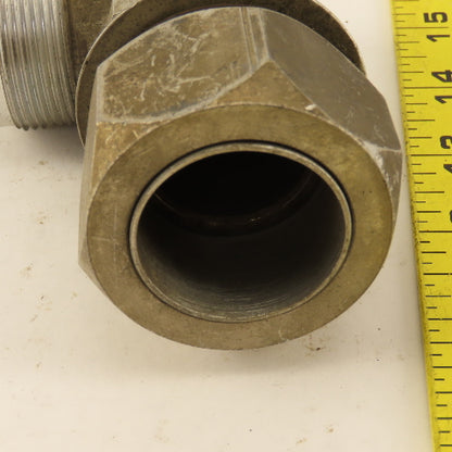 1-1/2 OD Tube 1-7/8-12 JIC Flare X 1-7/8-12 ORB Male 90° Elbow