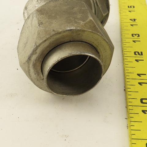 1-1/4 OD Tube 1-5/8-12 JIC Flare X 1-5/8-12 ORB Male 45° Elbow