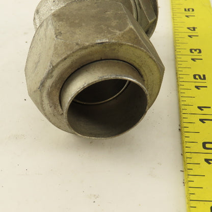 1-1/4 OD Tube 1-5/8-12 JIC Flare X 1-5/8-12 ORB Male 45° Elbow