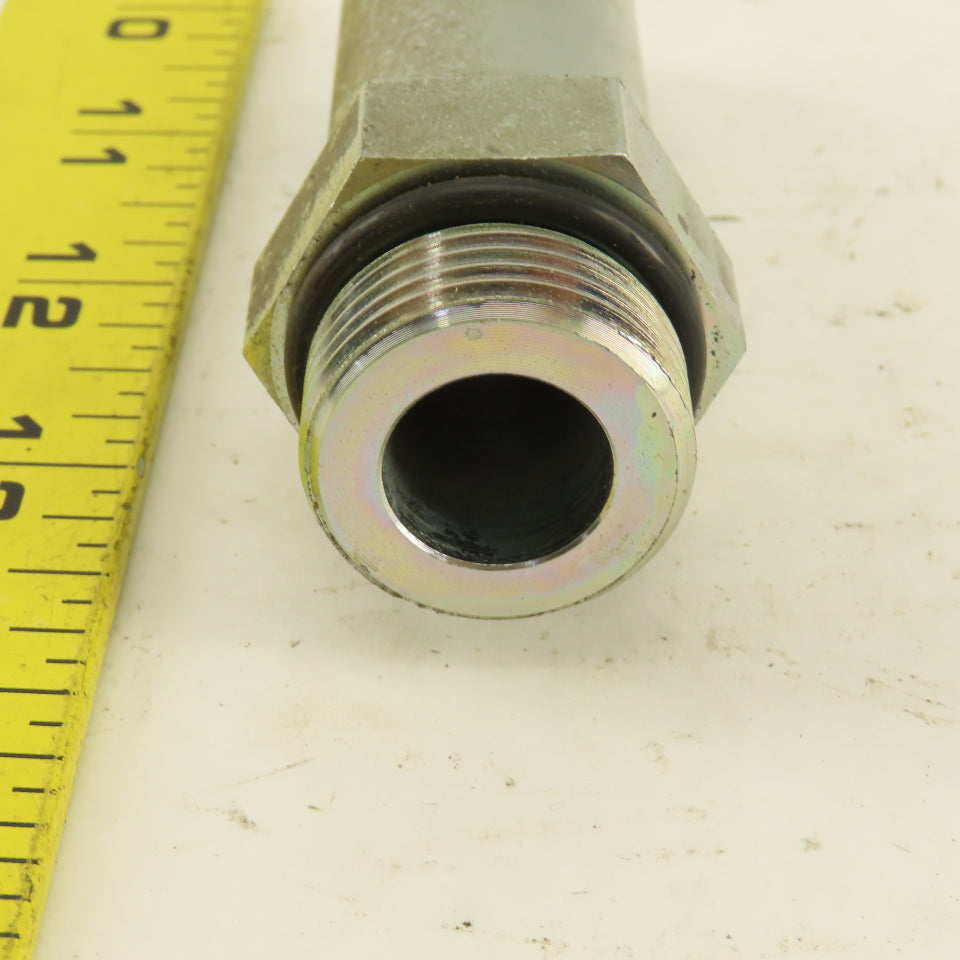 5/8" OD Tube 1-1/16"-12 JIC Flare 1-1/16" Male O-Ring Seat Extension 3-15/16"OAL